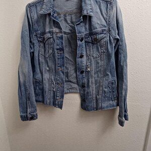 Buffalo David Bitton denim jacket with a distressed look